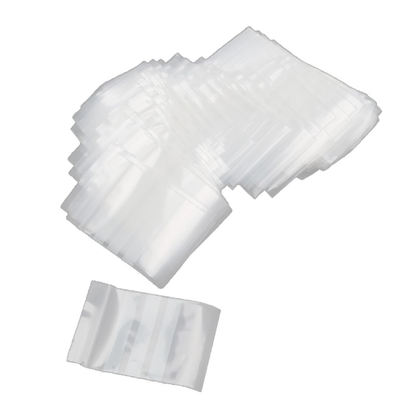 Set 100 Túi Zip Nhựa Nhỏ Có Thể Tái Sử Dụng