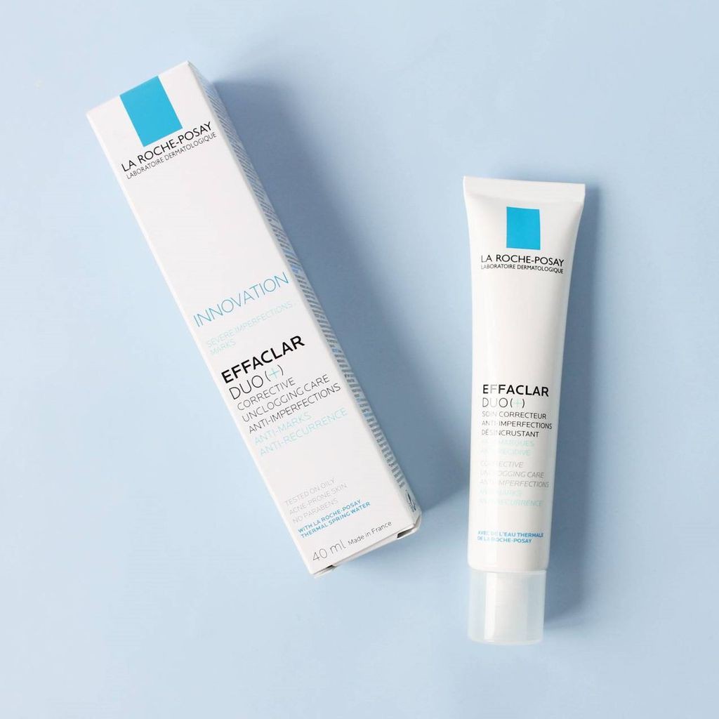 Kem giảm mụn La Roche Posay Effaclar DUO+ Ngừa Thâm, Thông Thoáng Lỗ Chân Lông.