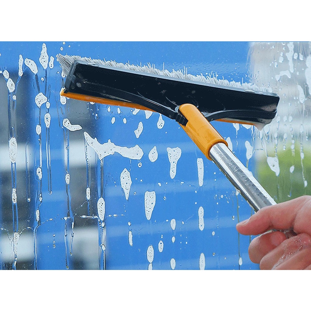 Chổi chà sàn nhà tắm kiêm gạt nước thông minh, đầu chổi xoay 120 độ quét nhà siêu sạch mọi góc bẩn