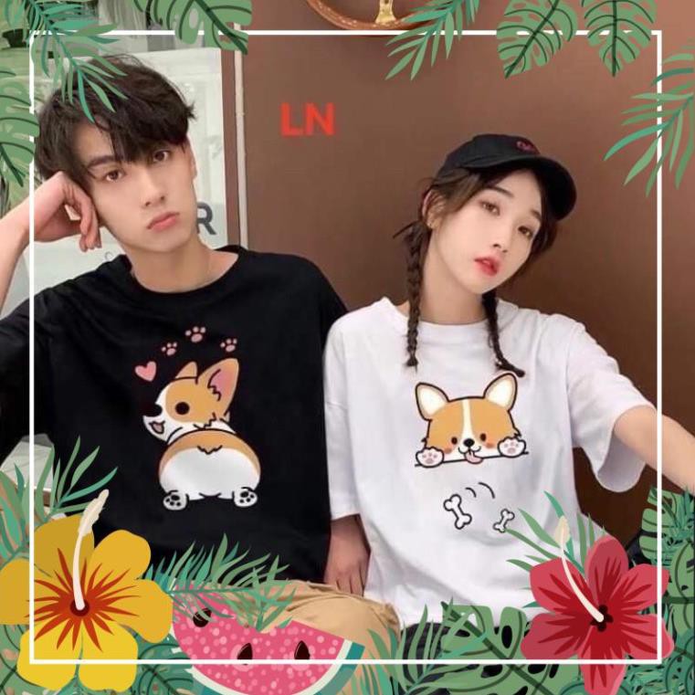 Áo đôi chó chổng mông cotton TH6 ATSHOP CHUYÊN SỈ LẺ THỜI TRANG