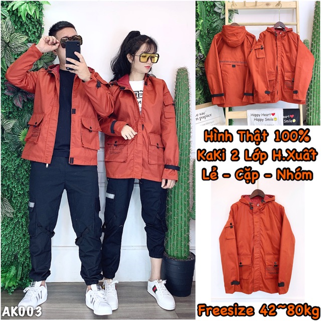 🌈𝐆𝐈𝐀́ 𝐗𝐔̛𝐎̛̉𝐍𝐆💢003 Áo Khoác Kaki - Hàng 2 Lớp Mẫu Mới Siêu Hot. Hottrend - Unisex - Giá Siêu Rẻ | BigBuy360 - bigbuy360.vn