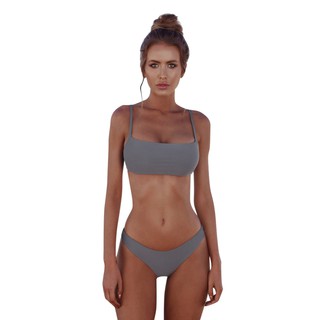 Bikini Phối Dây Phong Cách Brazil
