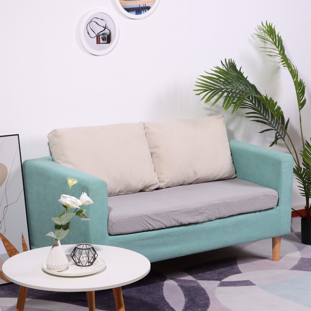 ❤LANSEL❤ Elastic Cushion Cover Soft Slipcovers Sofa Covers Settee Protectors Furniture Protector Removable 1-3 Seats Washable Seat Slipcover/Multicolor
