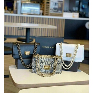 Túi xách nữ ck đeo cheo tag dập logo hàng đẹp size 25cm