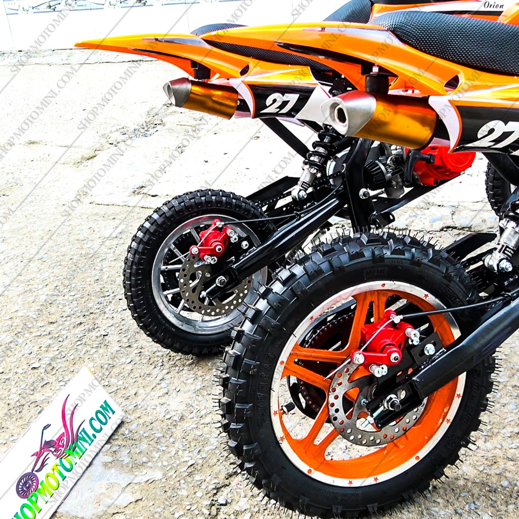 Cao cao mini 50cc ( Bánh Lớn ) trẻ em | Xe moto ruoi chạy bằng máy cắt cỏ xăng pha nhớt