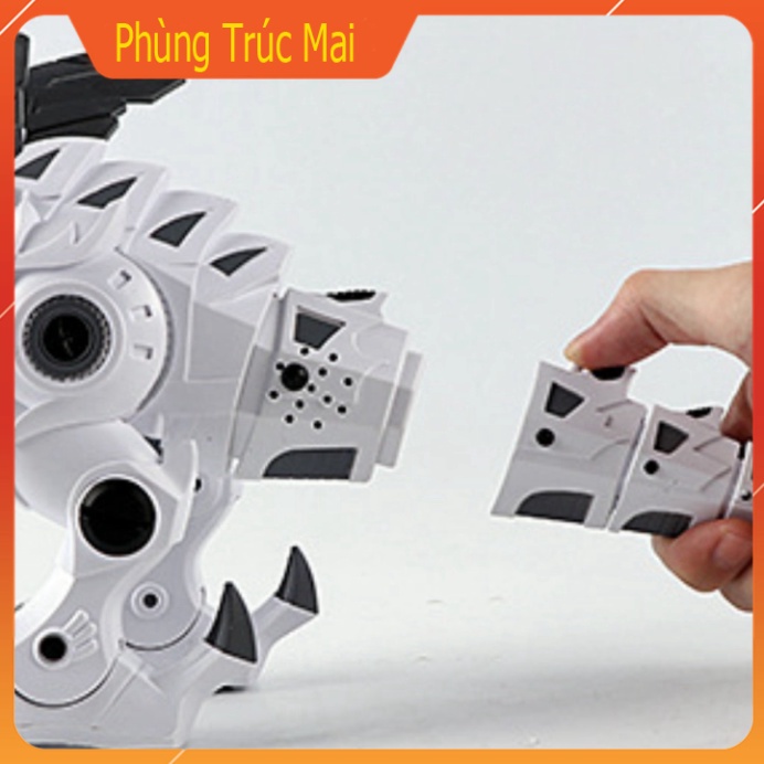 Khủng Long Robot Phun Khói - Lửa Điện Sử Dụng Pin , Đồ chơi cho bé