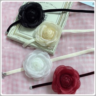 🎀 CHOKER CỔ HOA TRÀ VOAN SANG TRỌNG - [ Nhà Nấm handmade]