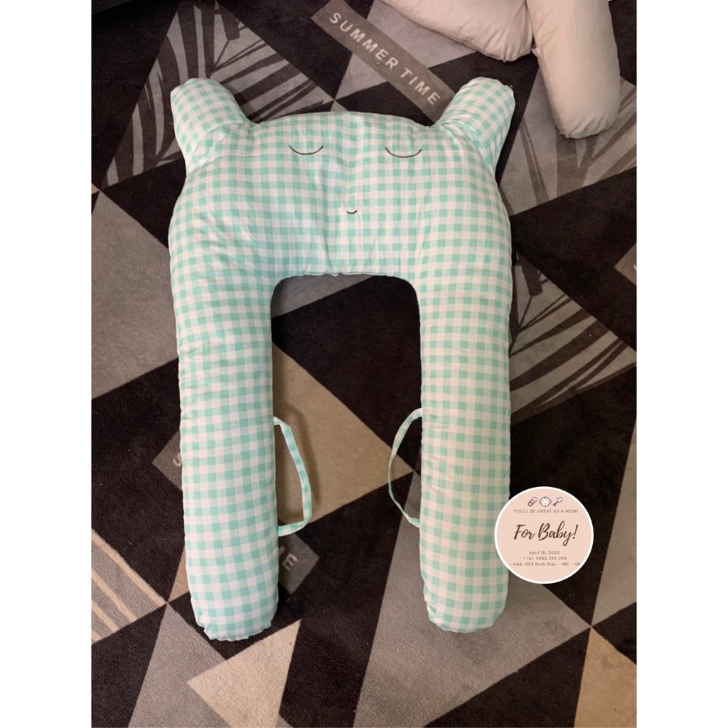 Gối ôm chữ U đa năng cho bé