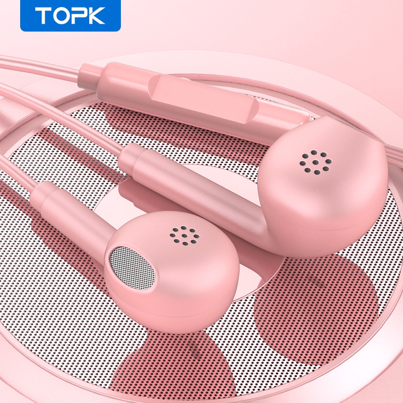 Tai Nghe Nhét Tai Topk F17 Cho IP Android Và Jack Cắm 3.5mm - Bảo Hành 1 Tháng