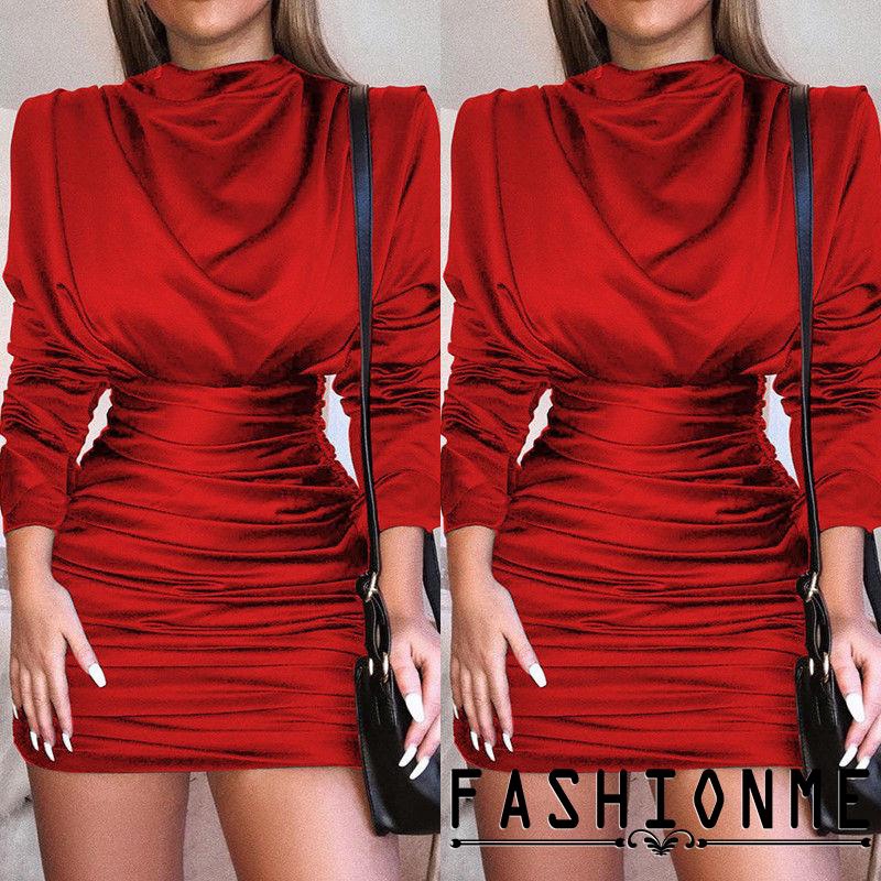 Đầm ôm ngắn tay dài thiết kế quyến rũ cho nữ