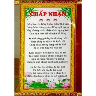 tranh chữ cuộc sống treo tường (nhiều mẫu)