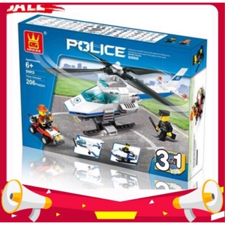 Đồ chơi trẻ em-bộ lego máy bay trực thăng