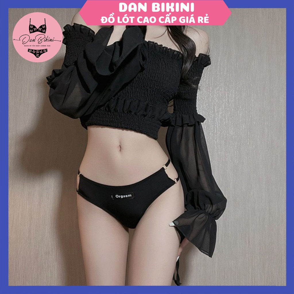 Quần Lót Nữ - Quần lót lọt khe su lụa cao cấp thiết kế 2 dây hông cá tính sexy quyến rũ Mã 6004