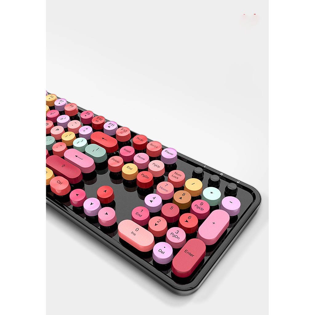 Bộ bàn phím và chuột không dây MOFii N720 MẪU MỚI màu hồng và đen cực đẹp | BigBuy360 - bigbuy360.vn