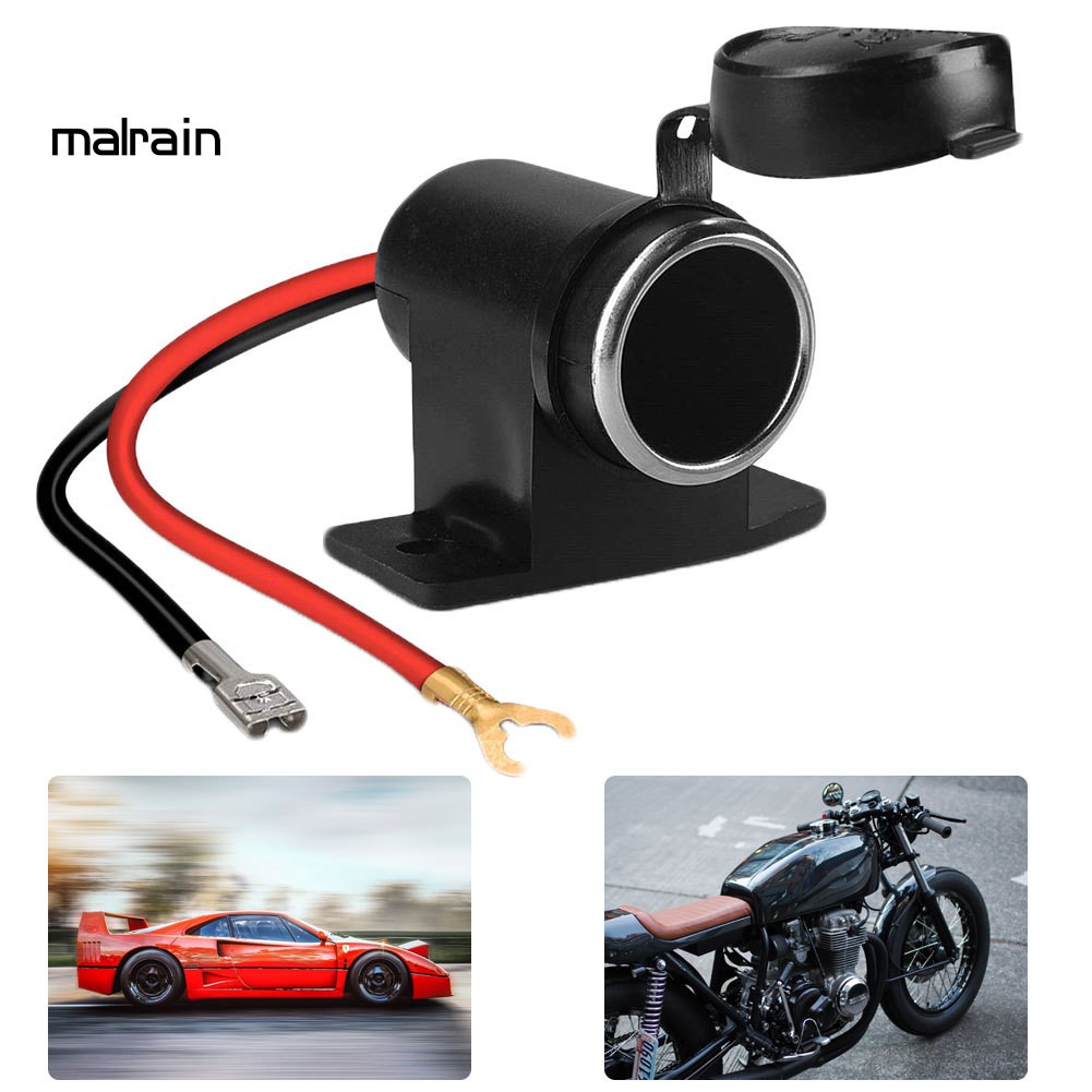 Tẩu Sạc Chống Nước 12v Cho Xe Hơi / Xe Máy / Tàu Thủy