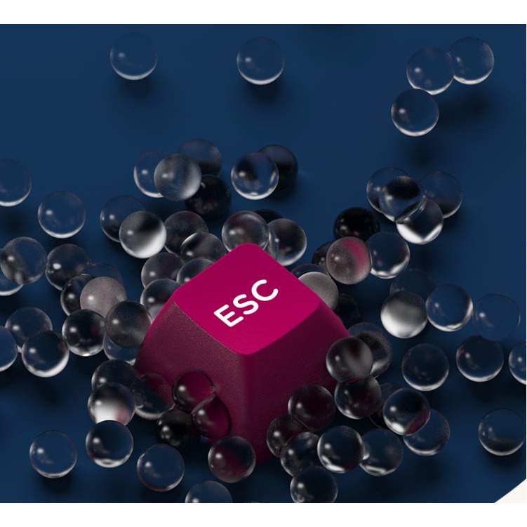 Bộ keycap bàn phím FL-Esports Metal Heart - Hàng chính hãng