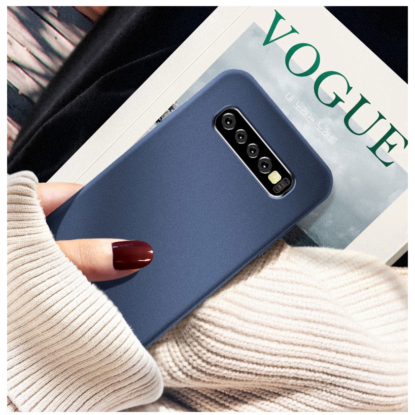 Ốp điện thoại TPU nhám chống sốc cho Samsung Galaxy Note 10+ 9 8 S10 S9 S8 Plus S10e S10 5G