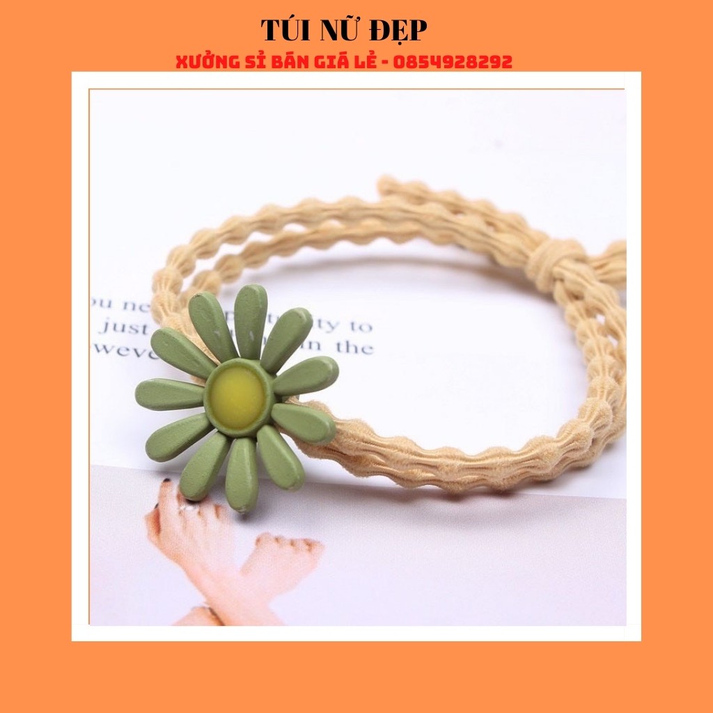 Chun buộc tóc hoa cúc giá rẻ