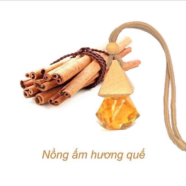 1 lọ tinh dầu treo xe hương Quế 10 ml dùng được 3 tháng