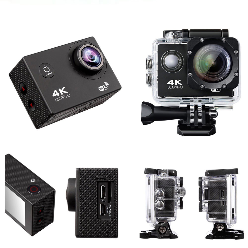 Camera Hành Trình Chống Nước Chống Rung 4K Sports Ultra HD DV , Camera Hành Trình Gắn Mũ Bảo Hiểm z