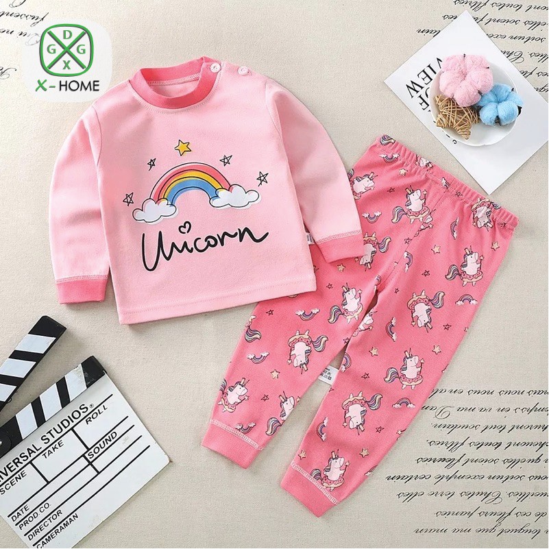 ảnh thật đồ bộ thu đông cotton 100% quảng châu cao cấp cho bé( còn nhiều mẫu hơn)