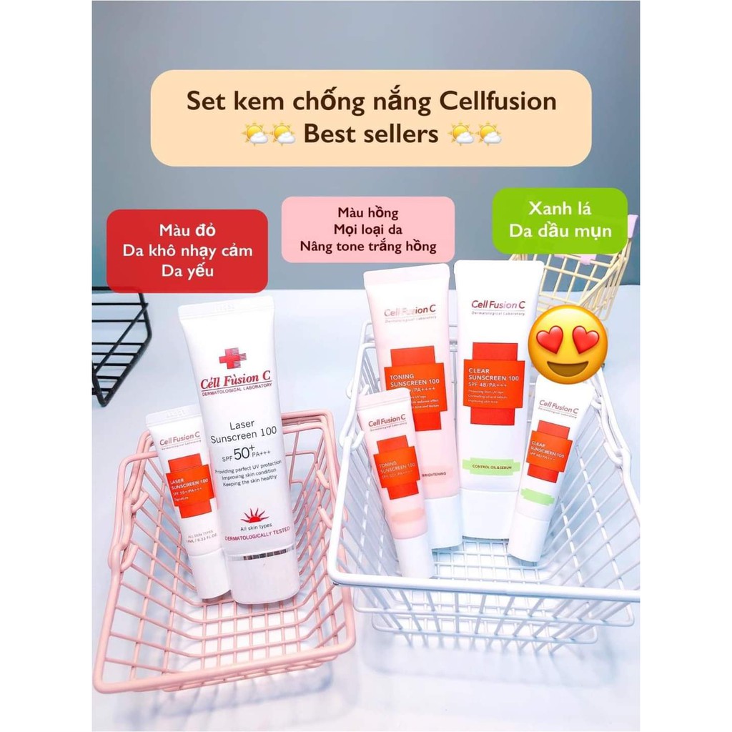 Kem chống nắng Cell fushion C