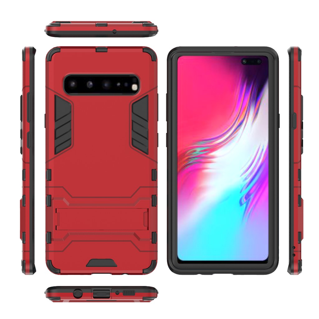 ỐP SAMSUNG S10 5G CHỐNG SỐC IRON MAN GIÁ ĐỠ XEM PHIM CAO CẤP