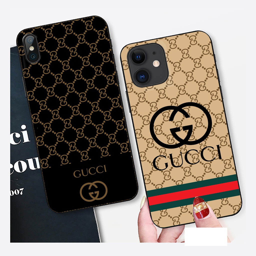 Ốp Lưng Điện Thoại Iphone In Hình Gucci,Mặt Sau Kính Cường Lực Chống Trầy Xước Ốp Lưng Gucci In Hình Sắc Nét Hot Trend