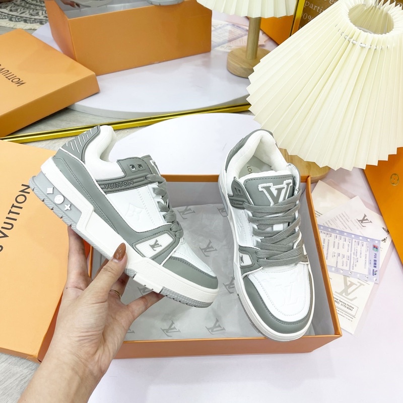 Giày thể thao sneaker lv pha viền fullbox