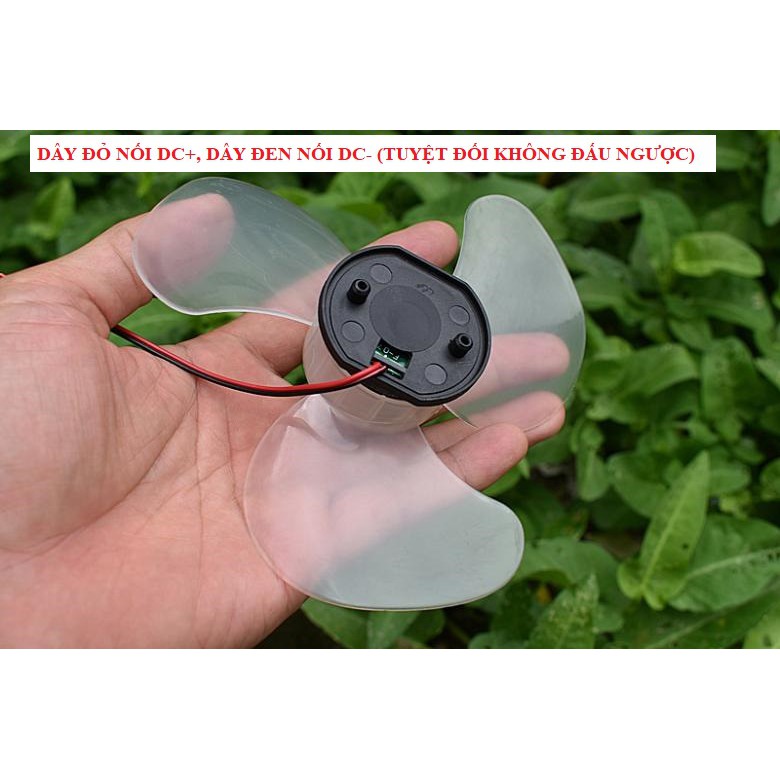 SV Quạt không chổi than 6V-9V-12V cánh nhựa tốc độ 2500rpm | BigBuy360 - bigbuy360.vn