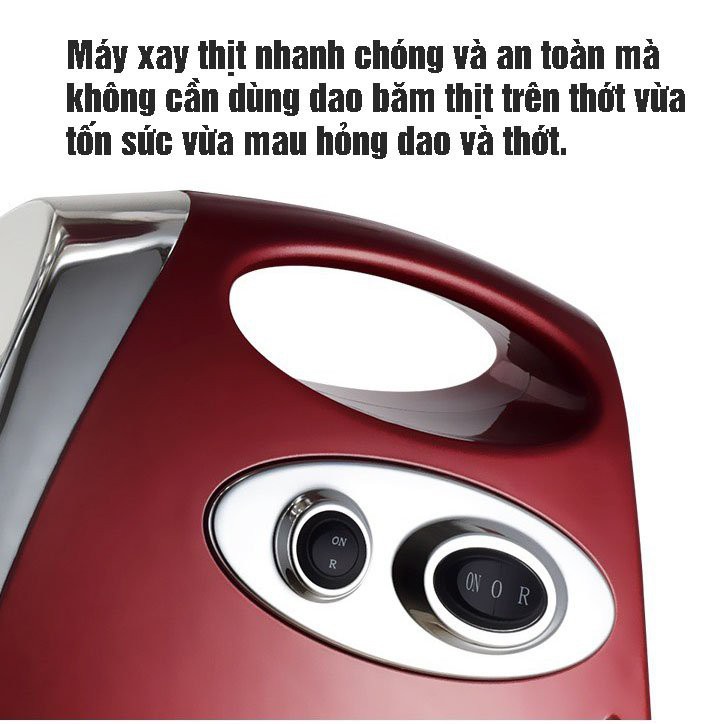 Máy xay thịt BESTWARE làm thịt xúc xích làm giò chả Xay nhuyễn ra bã Xay ép Nhồi thịt Công suất lớn 2800W Cao Cấp