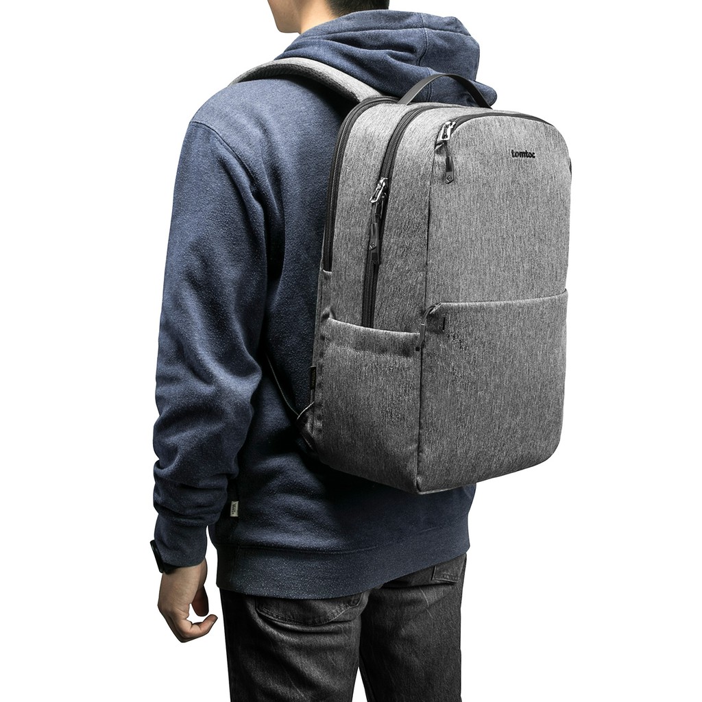 Balo TOMTOC Casual School For ULTRABOOK 15” GRAY – A80