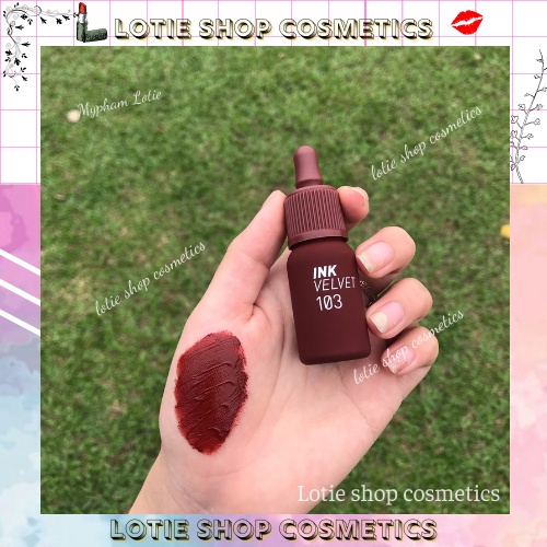 Son Ink velvet mềm mịn mướt lên màu cực chuẩn 4g ảnh shop chụp thật