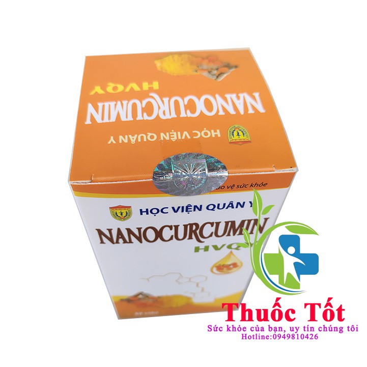 [Chính Hãng ] Viên uống Nano Curcumin HVQY (hộp 30 viên) / Hàng Mới