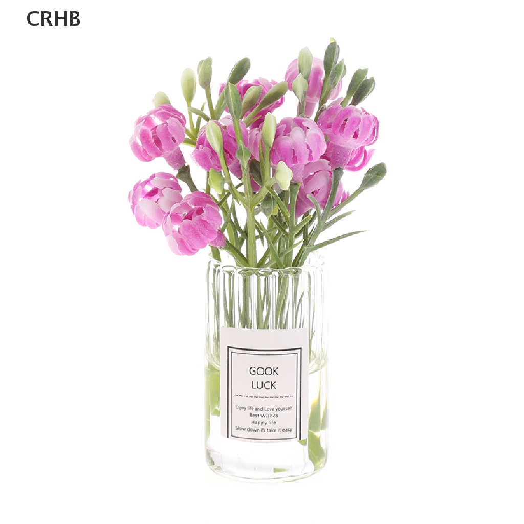 Chậu Hoa Nhài Trang Trí Nhà Búp Bê Tỉ Lệ 1: 12 Mới