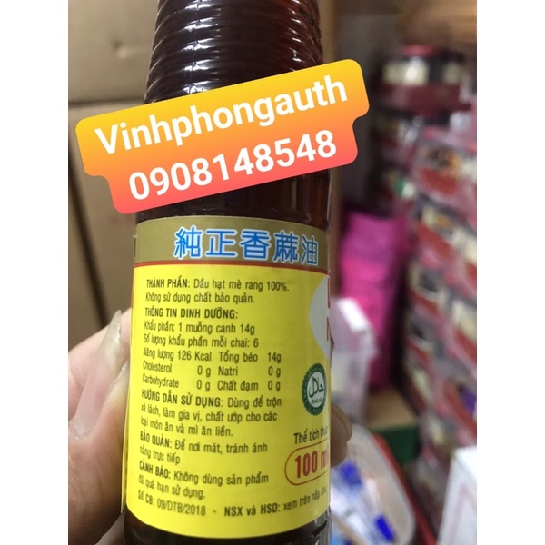 Dầu mè con két 100ml