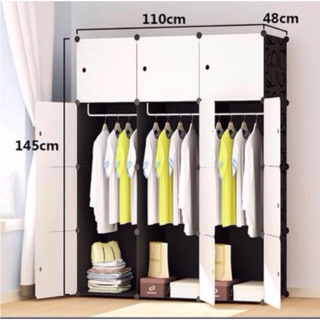 Tủ quần áo 12 ô size lớn mẫu mới