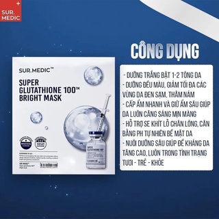 MẶT NẠ DƯỠNG TRẮNG DA SUR.MEDIC