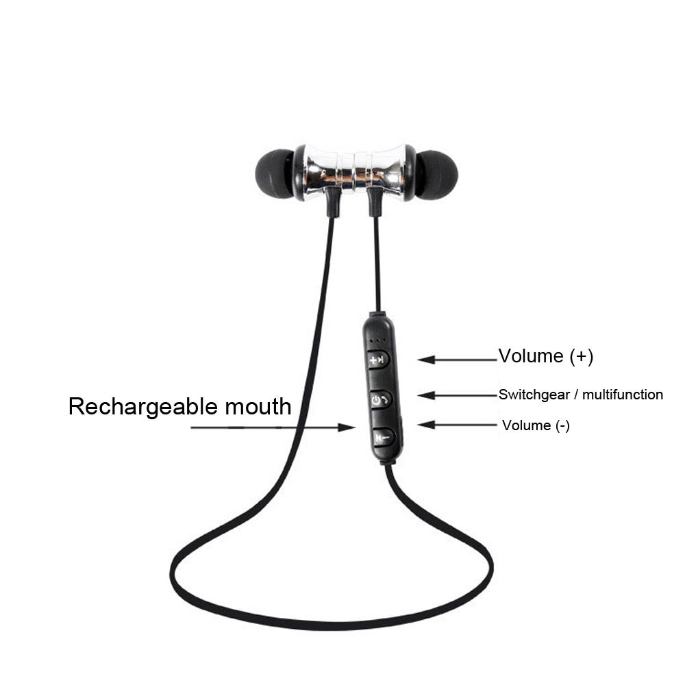 XT11 Wireless Bluetooth Headphone Magnetic Stereo Sport Earphone