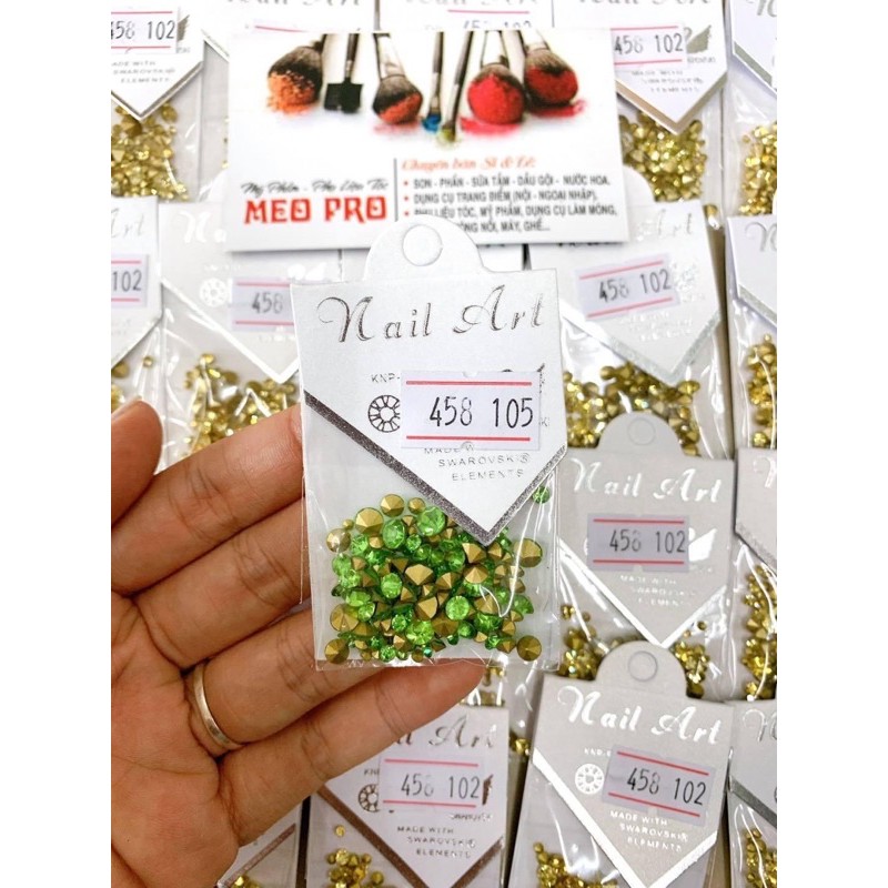 Đá chân nhọn mix size trang trí móng tay chân