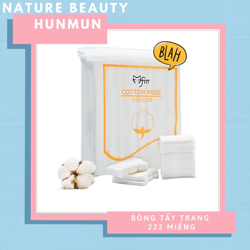 Bông Tẩy Trang FM 3 Lớp 222 Miếng Chính Hãng