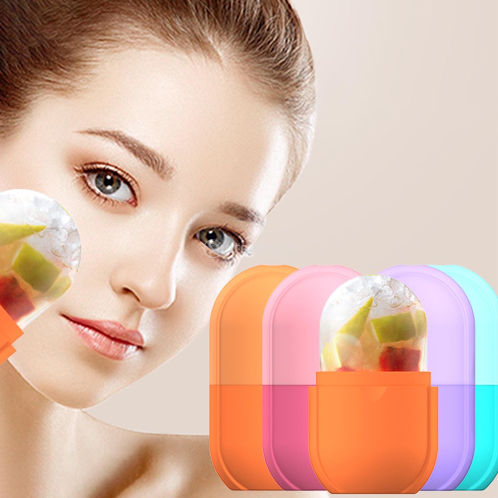 Cốc làm đá massage da mặt chăm sóc da mặt chất liệu silicon thiết kế thời trang