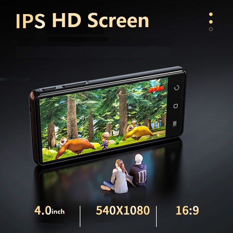 Máy nghe nhạc MP3 RUIZU H8 Android 5.1 Màn hình cảm ứng Kết nối Bluetooth Wifi Dung lượng 16GB hỗ trợ tiếng Việt