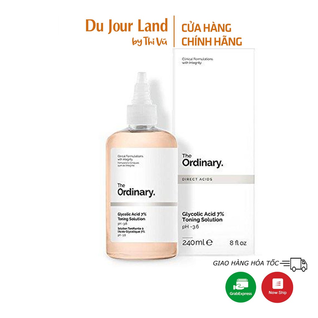 Toner The Ordinary Glycolic Acid 7% Toning Solution 240ml nước cân bằng tẩy tế bào chết trên bề mặt da - Thi Vũ | BigBuy360 - bigbuy360.vn