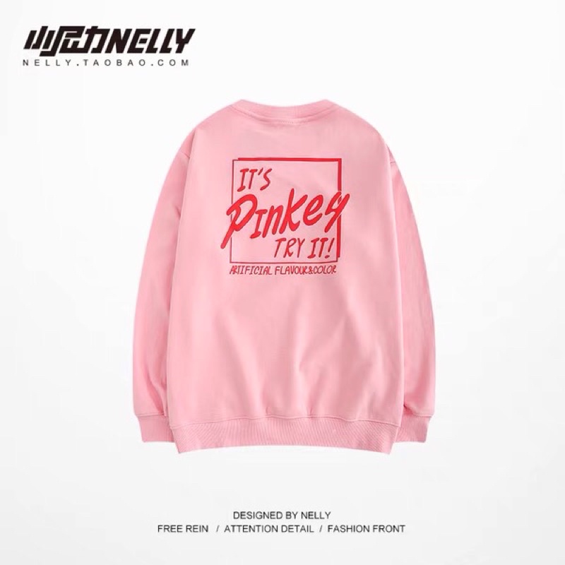 Áo sweater nelly heybig nỉ lót lông sale (có sẵn) dinkey