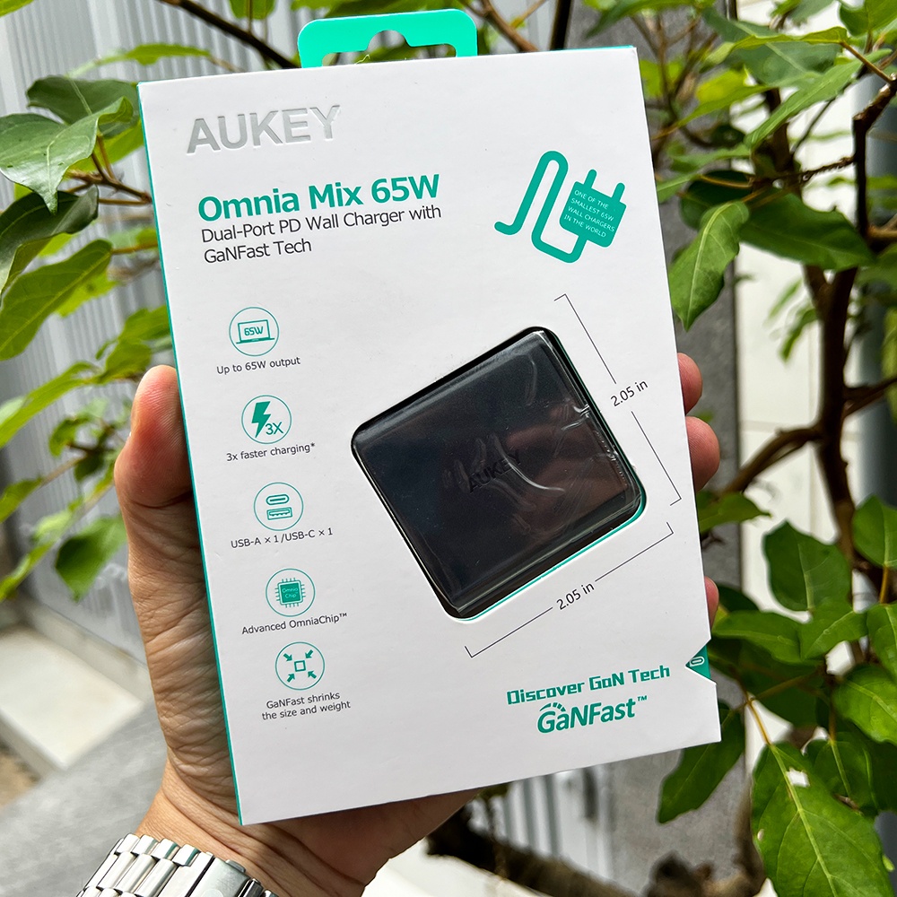 CỦ SẠC NHANH AUKEY OMNIA MIX 65W PA-B3