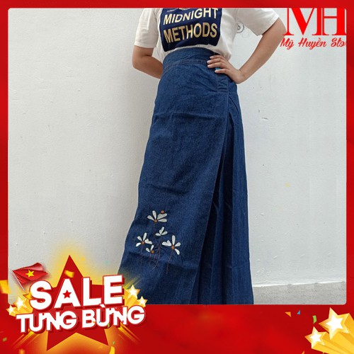-Hàng nhập khẩu VÁY CHỐNG NẮNG CAO CẤP JEAN CHỐNG TIA UV 100% THÊU HỌA TIẾT Liên hệ mua hàng 084.209.1989