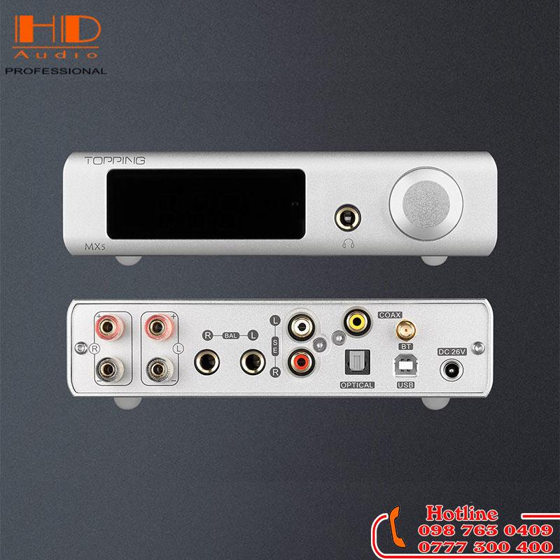 Amply Tích Hợp Giải Mã Topping MX5