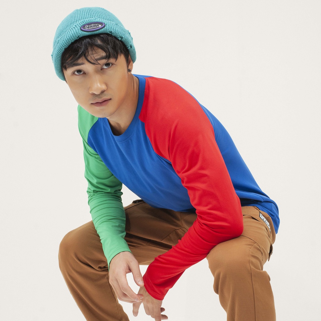 W_2 I Áo thun nam dài tay Raglan 33 màu đủ size - Quadrillion
