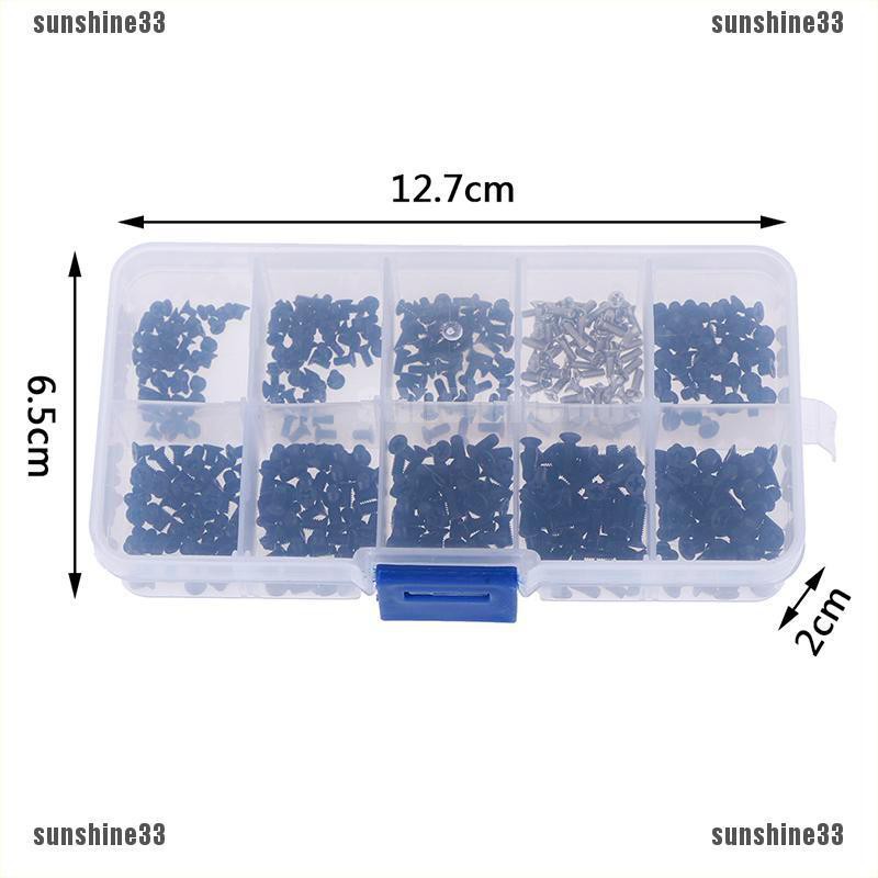 【COD•suns】500pcs laptop computer screws set universal screw m2 m2.3 m3